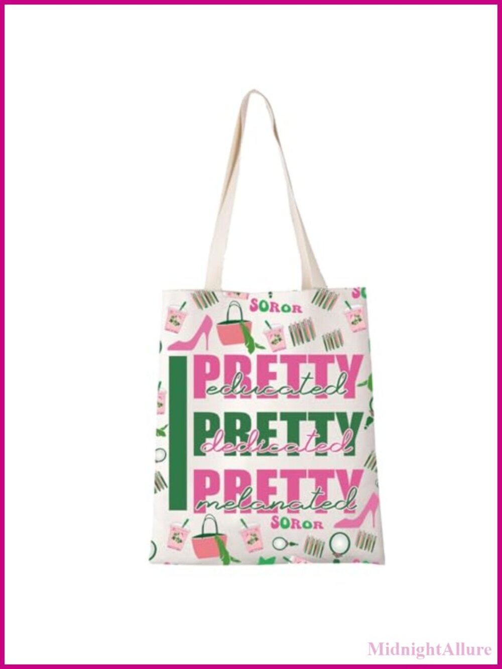 Canvas Tote Bag, Sorority Sisterhood Gift, Graduation Present